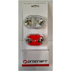 PROCRAFT Set ULTRA BRIGHT LED Front+Rear (11360020) Email To A Friend Share Facebook Share On Twitter