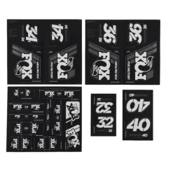 FOX RACING SHOX Kit Stickers Heritage Decal For Forks And Shocks White (803-01-335) Email To A Friend Share Facebook Share On Twitter