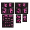 FOX RACING SHOX Kit Stickers Heritage Decal For Forks And Shocks Pink (803-01-337) Email To A Friend Share Facebook Share On Twitter
