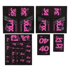 FOX RACING SHOX Kit Stickers Heritage Decal For Forks And Shocks Pink (803-01-337) Email To A Friend Share Facebook Share On Twitter